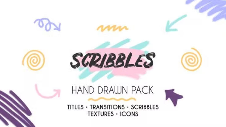 Videohive Scribbles. Hand Drawn Pack