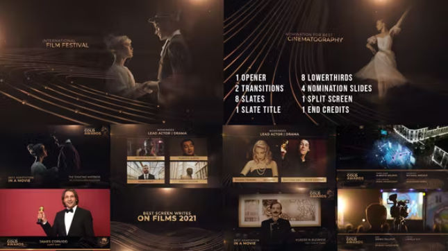 Videohive The Golden Award Show Package