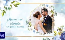 Videohive Watercolor and Floral Wedding Invitation