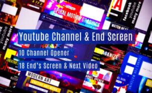 Videohive Youtube Channel & End Screen