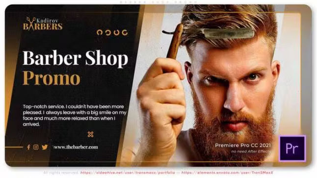 Videohive Barber Shop Promo