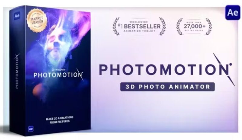 Videohive Photomotion ® – 3D Photo Animator (6 in 1)