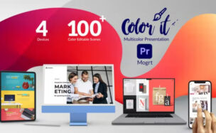 Videohive Color it – Multicolor Web and App Promo for Premiere Pro