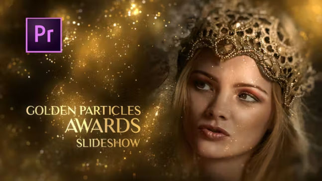 Videohive Golden Particles Awards Slideshow Premiere Pro