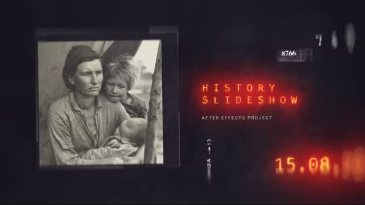Videohive History Slideshow