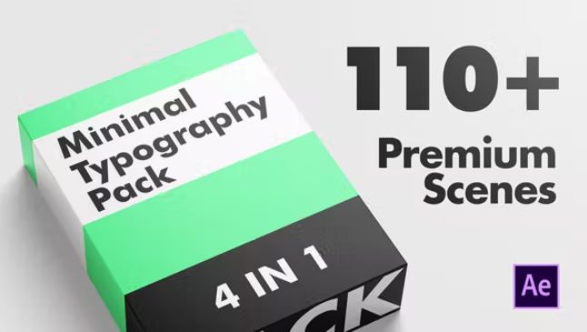 Videohive Minimal Typography Pack