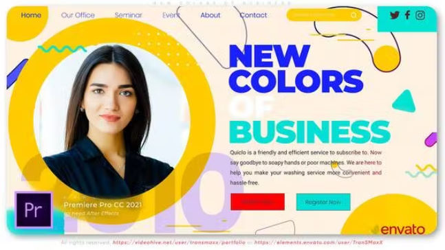 Videohive New Colors Of Business – Premiere Pro