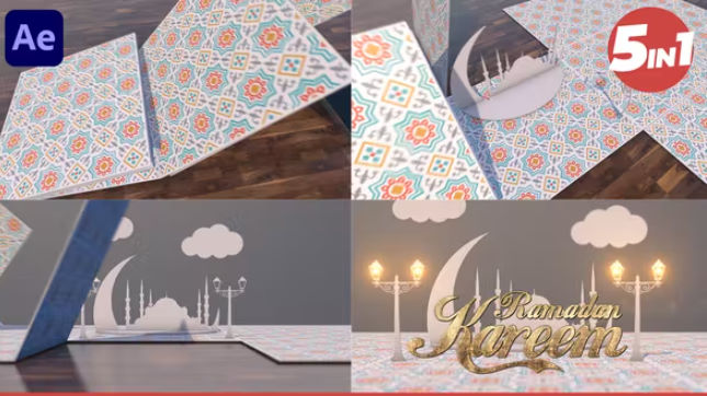 Videohive Ramadan Kareem Paperwork Openers