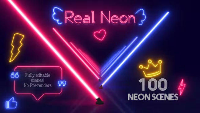 Videohive Real Neon