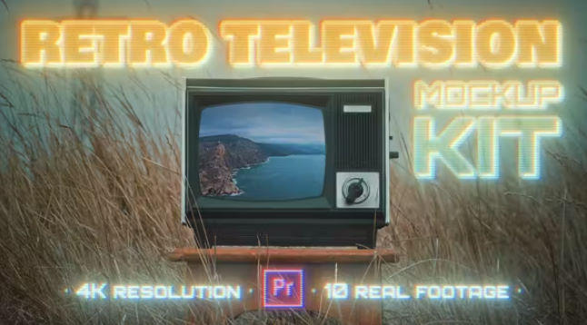 Videohive Retro TV Mockup Kit