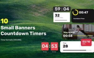 Videohive Small Banners Countdown Timers