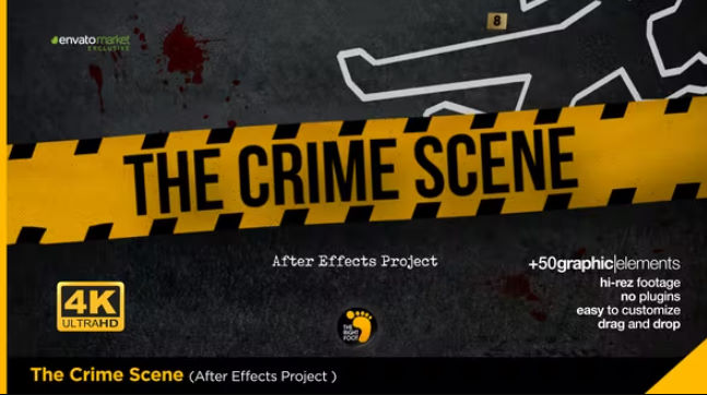 Videohive The Crime Scene Opener