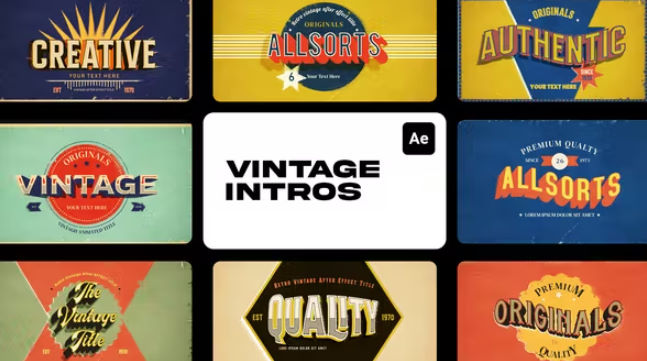Videohive Vintage Intro Titles for After Effects