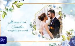 Videohive Watercolor and Floral Wedding Invitation | MOGRT