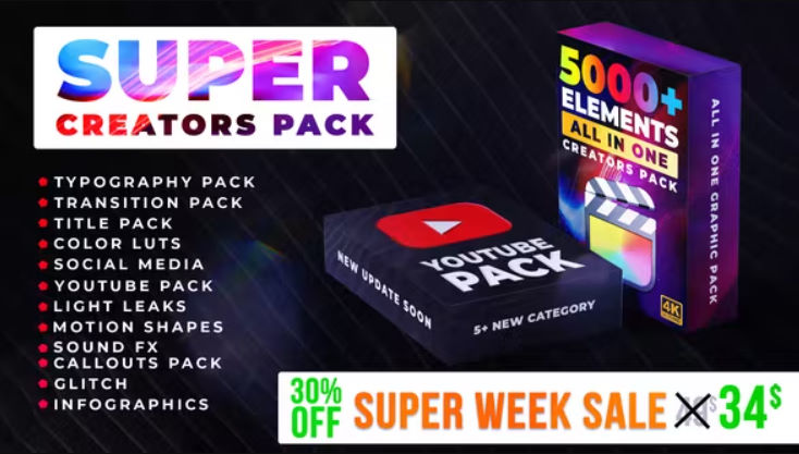 VideoHive Super Creators Pack