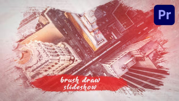 Videohive Brush Paint Slideshow – Premiere Pro
