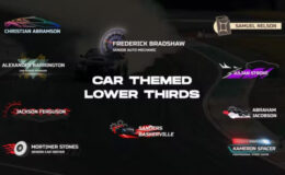 Videohive Car Themed Lower Thirds