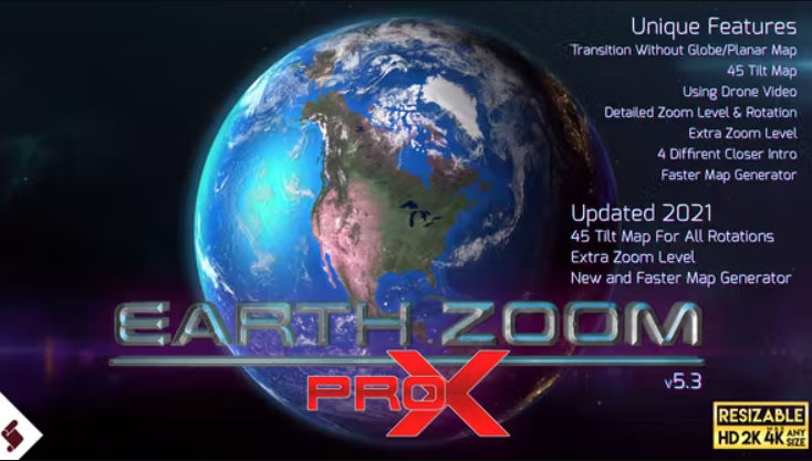 Videohive Earth Zoom Pro X