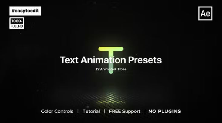 Videohive Essential Text Animation Presets
