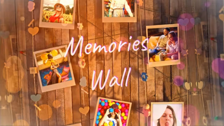 Videohive Memories Wall Cinematic Opener