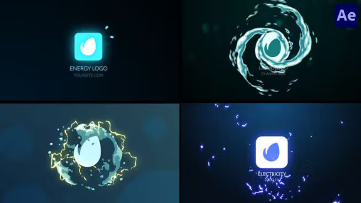 Videohive Minimal Energy 2D FX Logo Reveal [After Effects]