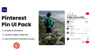 Videohive Pinterest Pin UI Pack