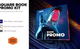 Videohive Square Book Social Media Promo Kit