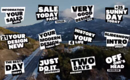 Videohive Typography Titles