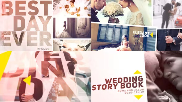 Videohive Wedding Story Book