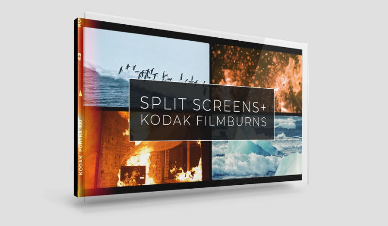 Film Split Screens + Kodak Film Burns – Vamify