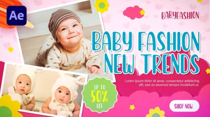 Videohive Baby Shop | Kids Fashion Promo | Baby Clothes Shop