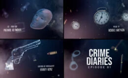 Videohive Crime Diaries - Title Sequence