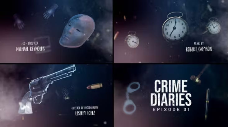 Videohive Crime Diaries – Title Sequence