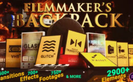 Videohive Filmmaker’s Backpack | Big Pack of Transitions Effects Footages and Presets for Premiere Pro
