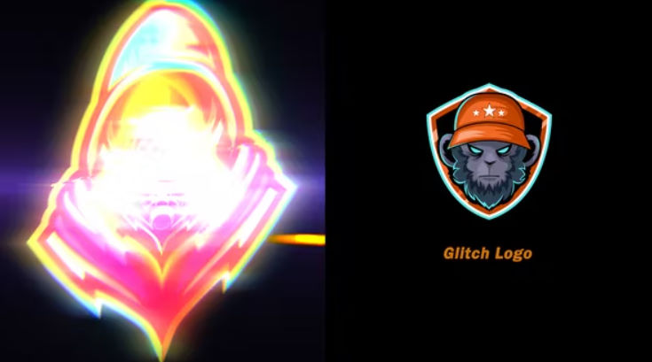 Videohive Glitch Logo Intro
