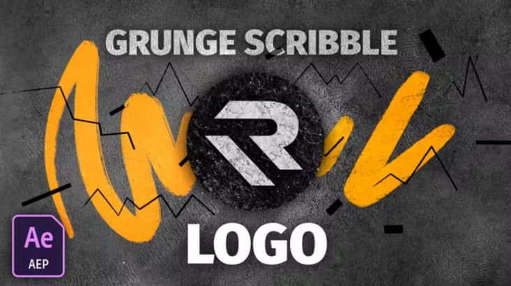 Videohive Grunge Scribble Logo