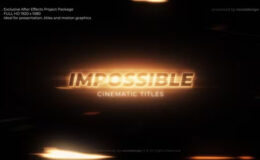 Videohive Impossible Cinematic Titles