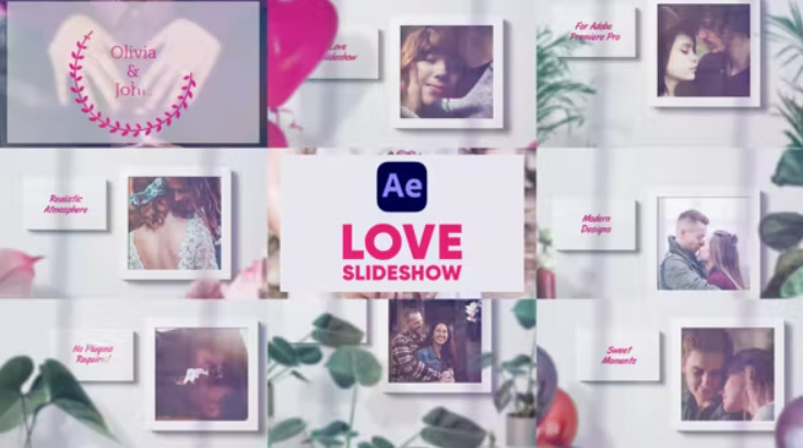 Videohive Love Slideshow For After Effects