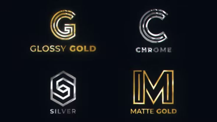Videohive Metal Logo Reveal (Gold/Chrome/Silver)