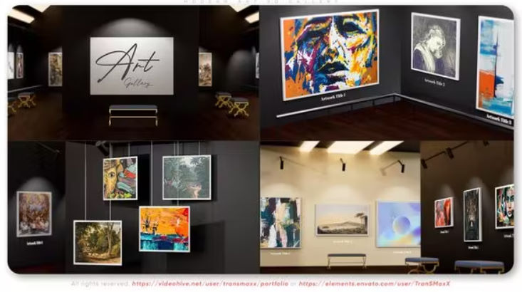 Videohive Modern Art 3d Gallery