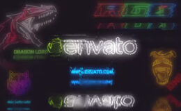 Download Neon Glitch Logo Videohive