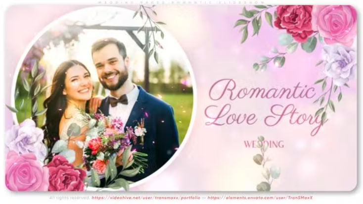 Videohive Wedding Pages Romantic Slideshow