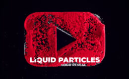 Videohive Youtube Liquid Particles Logo