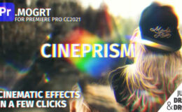 Videohive CINEPRISM - Cinematic Effects for Premiere Pro | Mogrt