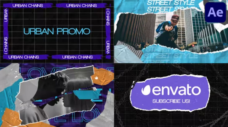 Videohive Chain Urban Promo | After Effects