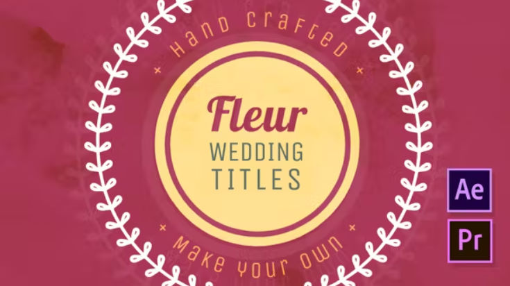 Videohive Fleur – Wedding Titles