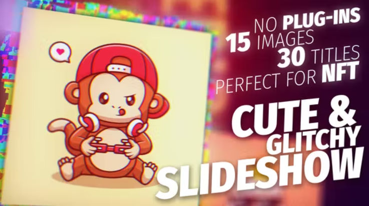 Videohive Glitch and Cute Slideshow