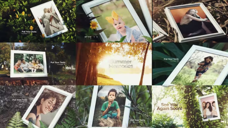 Videohive Life Memory In The Summer Photo Gallery