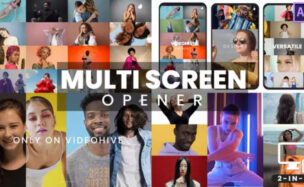 Videohive Multi Screen Slideshow Opener
