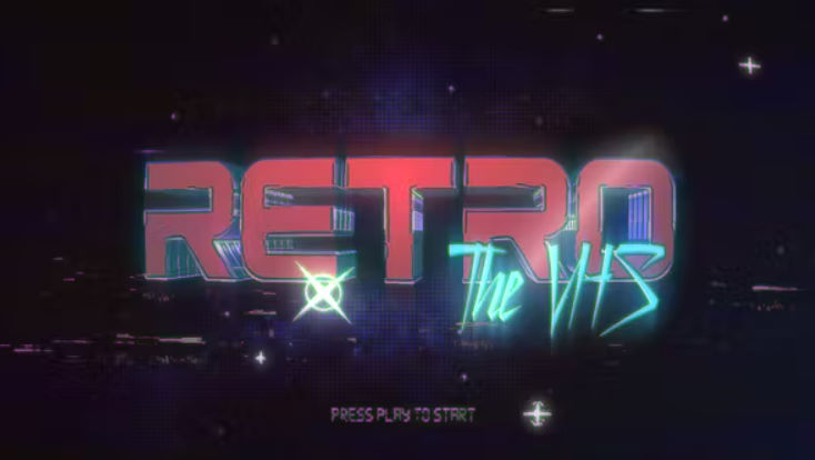 Videohive Retro VHS Logo Opener